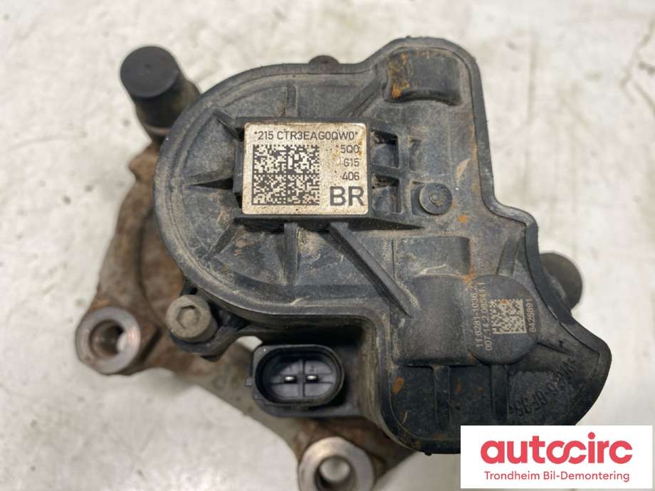 Bremsecaliper høyre bak, elektrisk til Audi A3 2012-2016 (Type III, Fase 1)  (..|8V0615424|8V0615424D|)