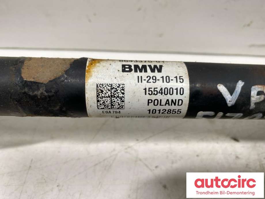 Drivaksel venstre foran, diesel/automat til BMW X1 2015-2022 (F48) (F48) (..|31 60 5 A2E 051|)