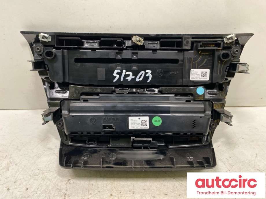 Bilstereo betjeningspanel til BMW X1 2015-2022 (F48) (F48) (..|64 11 9 371 460|64 11 9 371 455)