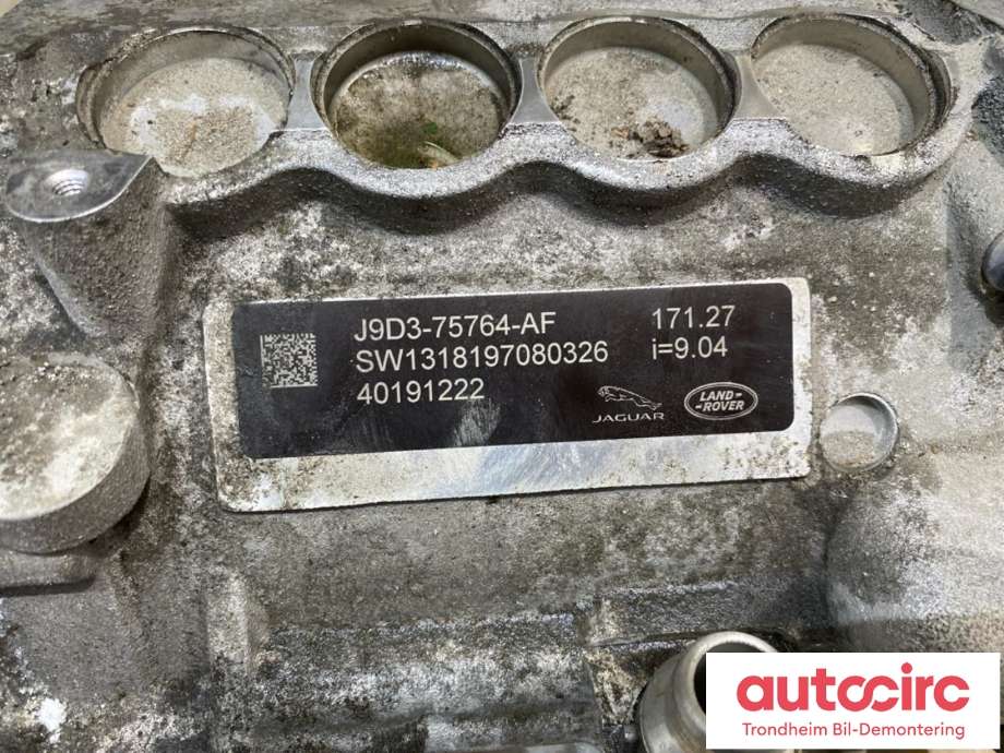 Motor elbil bak til Jaguar I-PACE 2018-->>  (..|T4K9605|T4K20799|J9D375764AG| J9D375764AN| J9D375764AF)