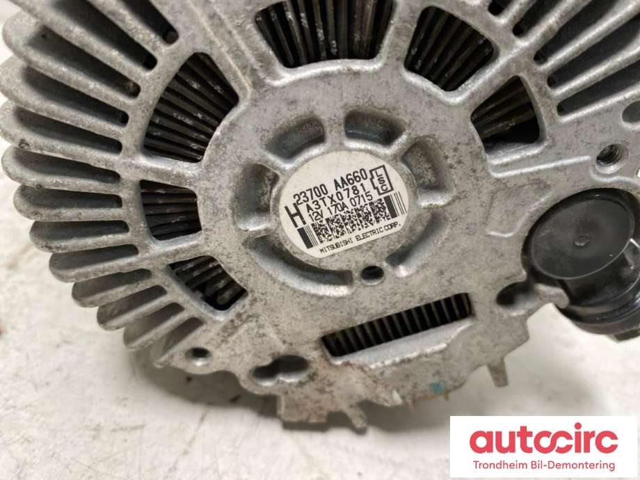 Dynamo diesel til Subaru Impreza 2008-2012 (Type III)  (LES INFO|23700-AA660|23700AA660|A3TX0781)