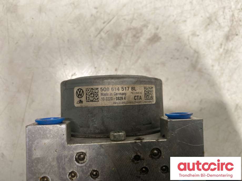 ABS sentral til Audi A3 2016-2020 (Type III, Fase 2)  (ATE|5Q0614517BL|5Q0 614 517 BL|)