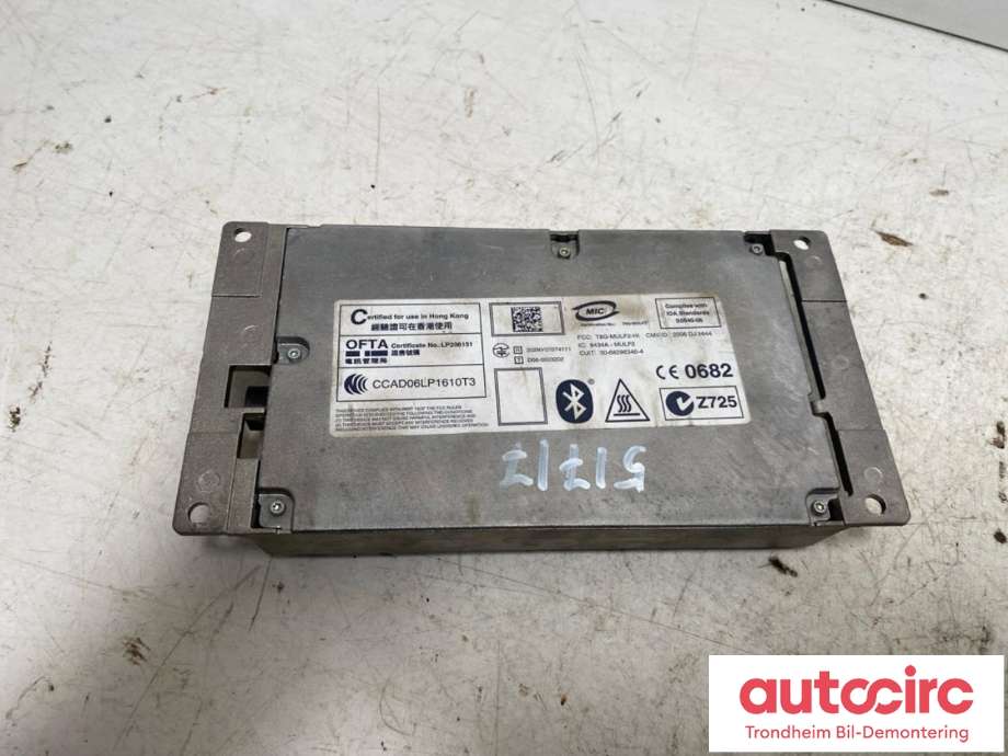 Styreenhet bluetooth til BMW X5 2007-2013 (E70) (E70) (HARMAN BECKER|9224674|84109229740|84 10 9 229 740)