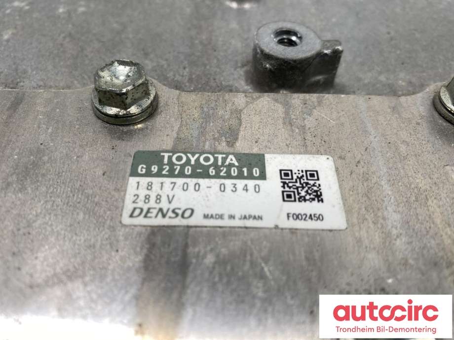 Inverter hybrid til Lexus RX 2016-->> (Type IV) (AL20) (AL20) (..|G92A048240|)
