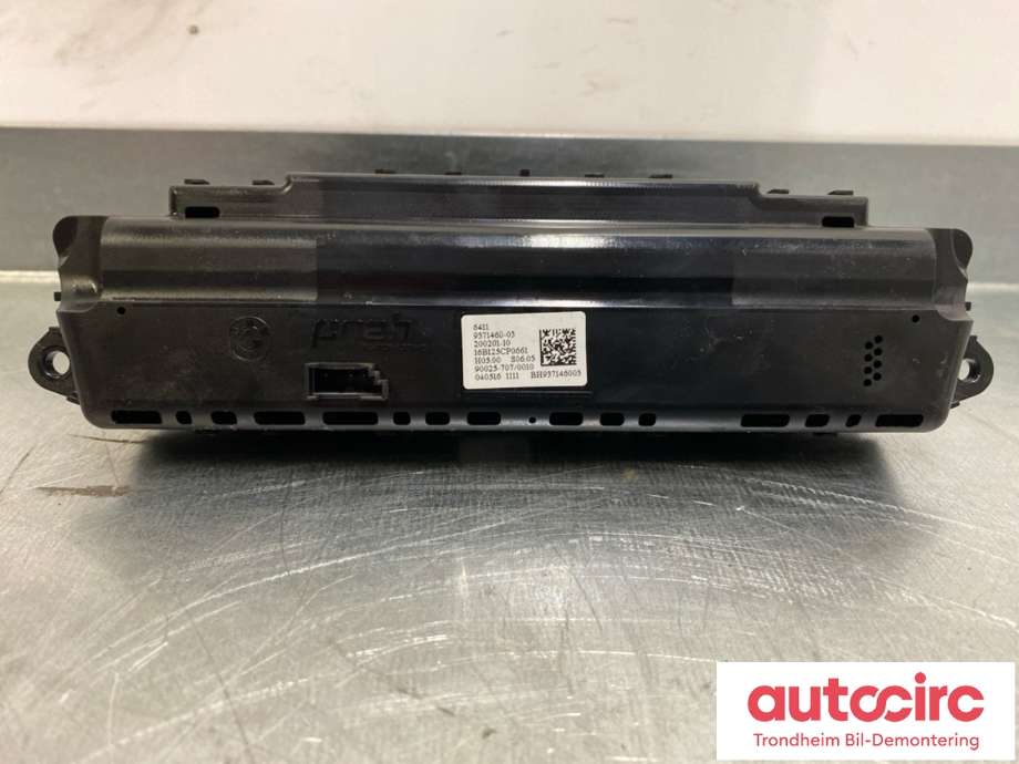 Varmeapparat betjening til BMW X1 2015-2022 (F48) (F48) (64119371460|64119461405|)