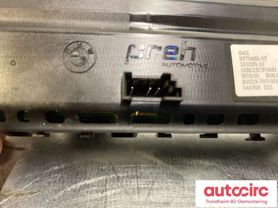 Varmeapparat betjening til BMW X1 2015-2022 (F48) (F48) (64119371460|64119461405|)
