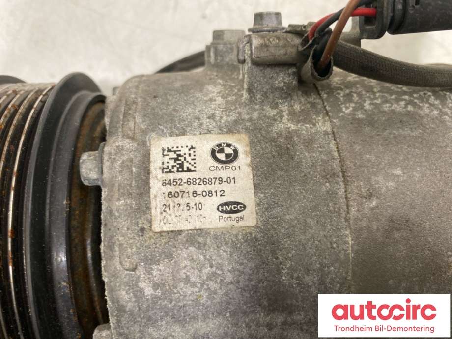 Aircondition kompressor til BMW X1 2015-2022 (F48) (F48) (HVCC|64525A3F1D2|64525A5C712|6452-6826879-01)