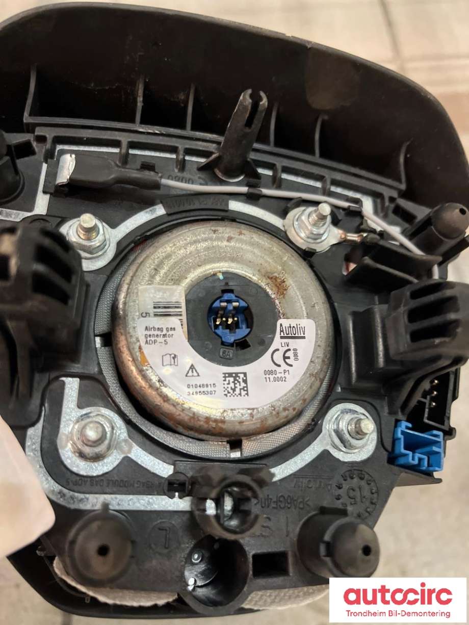 Airbag rattpute til Peugeot 2008 2013-2019 (Type I)  (AUTOLIV|98 072 114 ZD|)