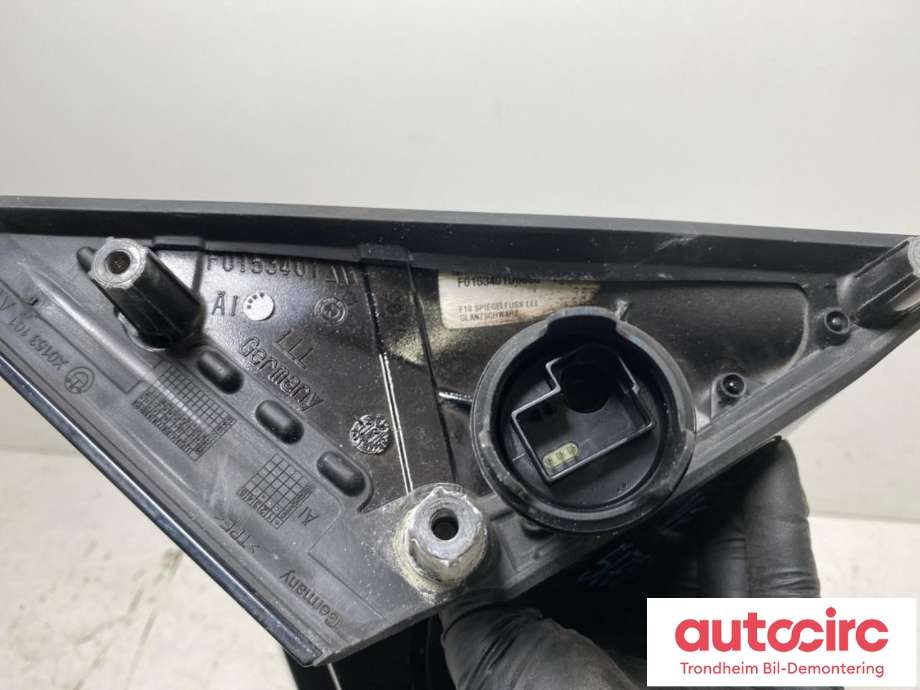 Speil venstre til BMW 5-Serie 2010-2017 (F10/F11) (F10/F11) (SHADOW-LINE|51167283619|51 16 7 283 619|7283619)