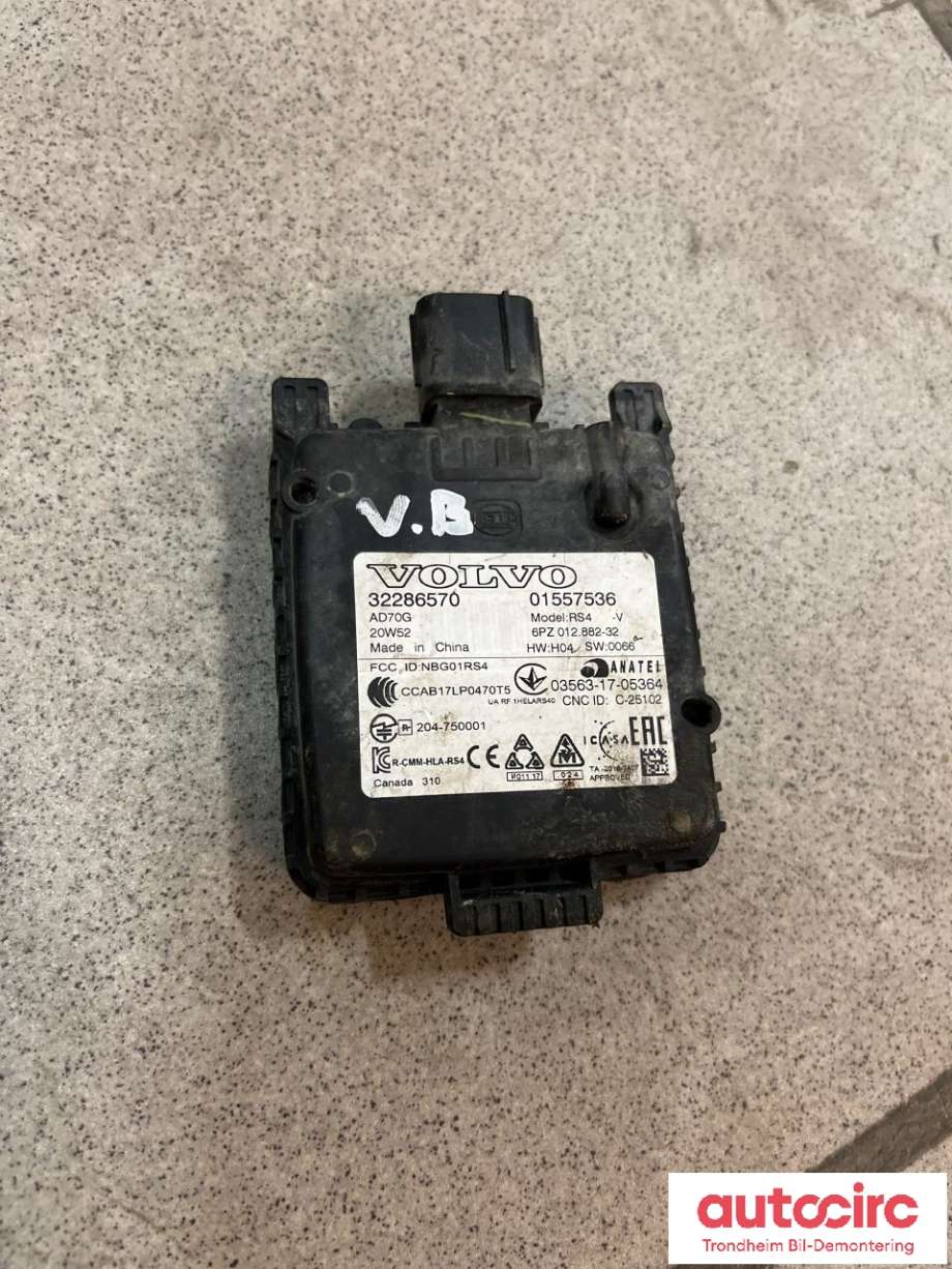 Sensor blindsone til Volvo XC60 2017-->> (Type II)  (ANATEL|32286570|32254967|03563-17-05364)