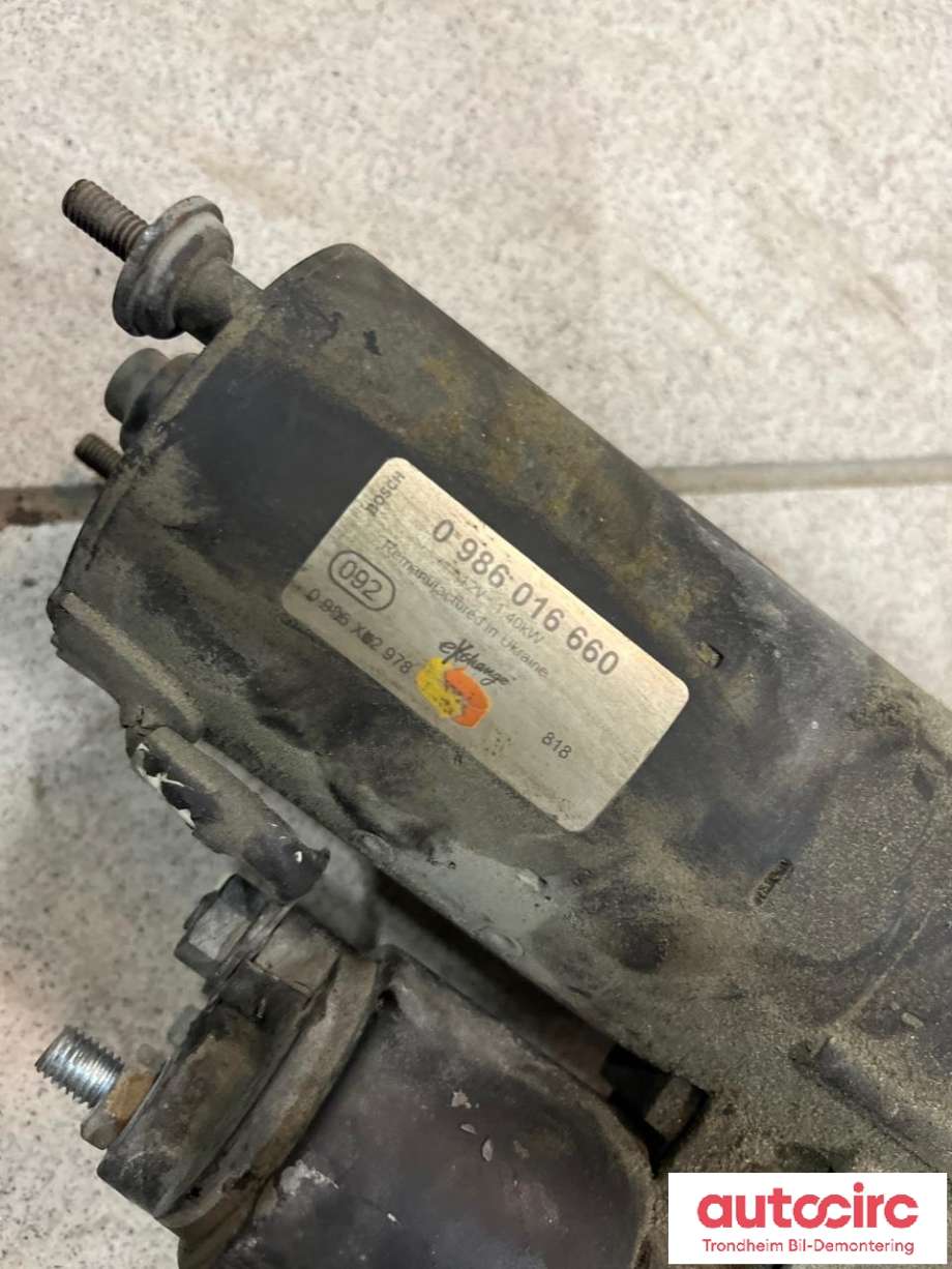 Starter til Volvo V70 2005-2007 (Type II, Fase 2)  (BOSCH / REMANUFACTURED|36003222|0 986 016 660|)