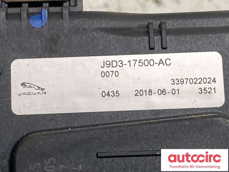 Viskermotor frontrute til Jaguar I-PACE 2018-->>  (T4K2142|J9D3-17500-AC|T4K18355| J9D3-17500-AD)