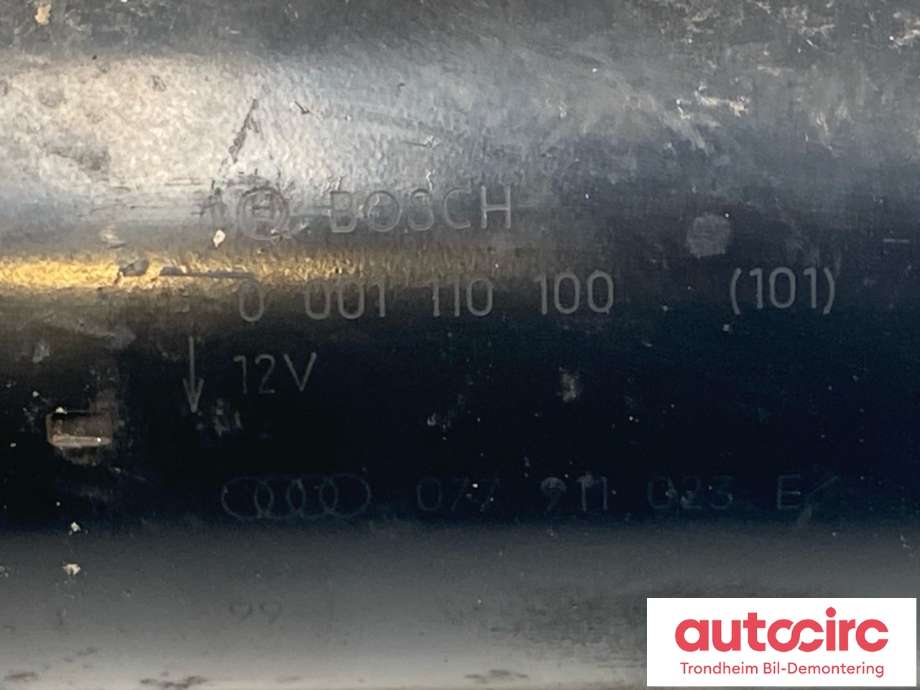 Starter til Audi S8 1996-2002  (BOSCH|077911023E|0001110100|)