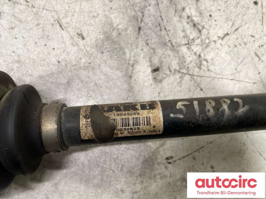Drivaksel høyre foran, diesel/manuell til Opel Zafira Tourer 2012-2018  (13348259|95520489|1677187780)