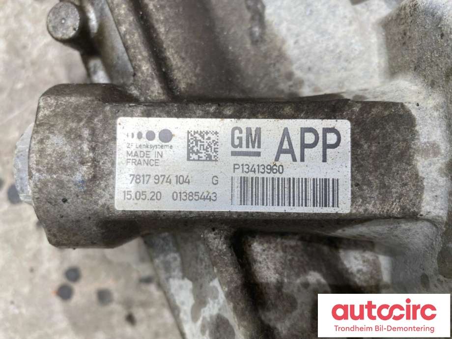 Tannstang elektrisk til Opel Zafira Tourer 2012-2018  (13413960|39101584|95521777| 95526541)