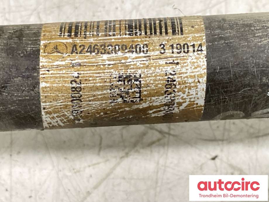 Drivaksel venstre foran, diesel/automat til Mercedes GLA 2014-2020 (X156) (X156) (A2463309400|A2463301601|)