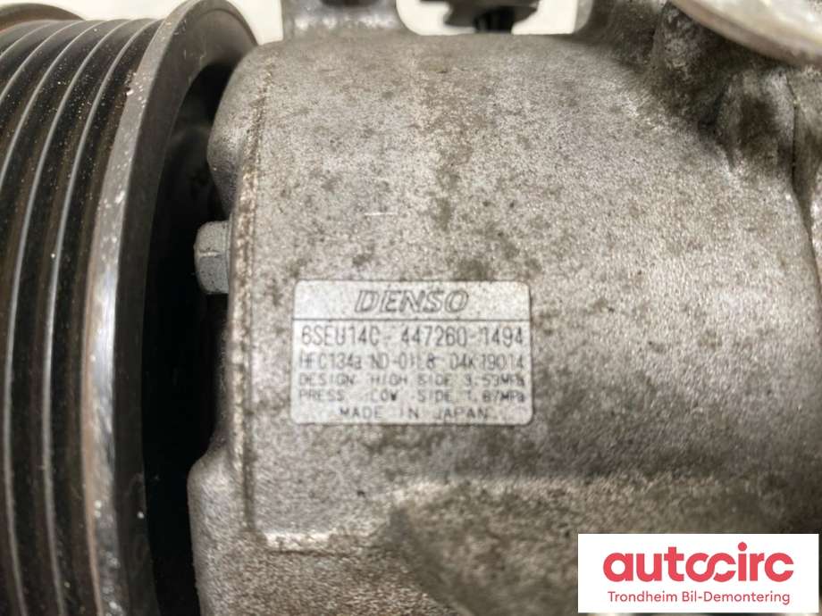 Aircondition kompressor til Toyota Corolla 2007-2013  (DENSO|88310-02450|8831002450|447260-1494)