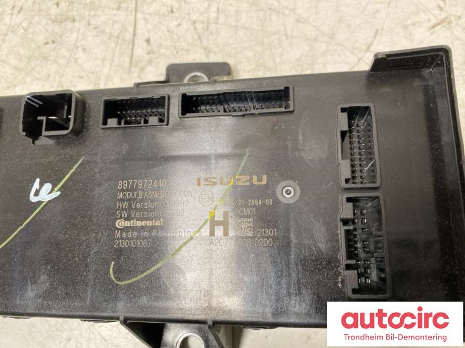 Styreenhet diverse til Isuzu D-Max 2021-->> (Type III) (LES INFO|8977972410|)