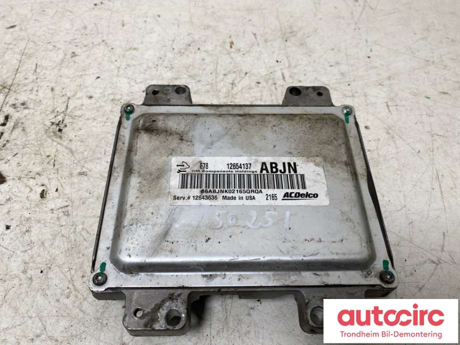 Styreenhet motor til Opel Astra J 2010-2015  (AC DELCO|12654137|12643636|12692200| 12668866)
