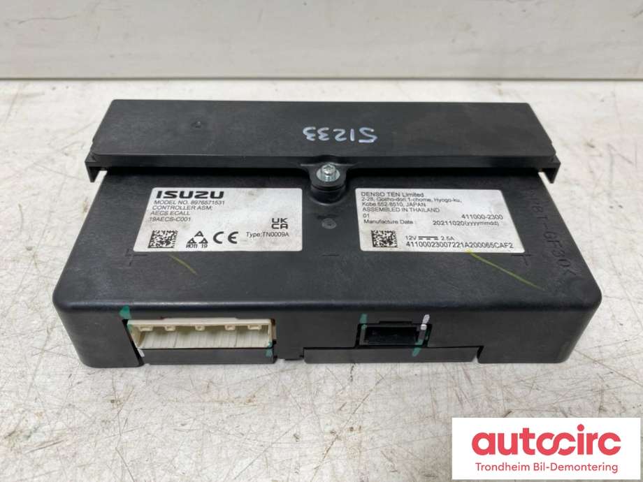 Styreenhet comfort (BCM) til Isuzu D-Max, 2021-->> (Type III)  (DENSO|8976571531)