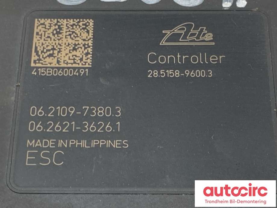 ABS sentral til Mitsubishi Outlander 2015-->> (Type III, Fase 2) (ATE|4670B232|4670B231|)