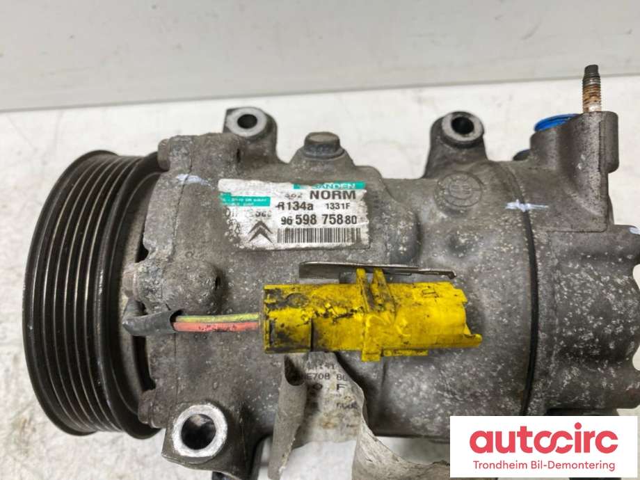 Aircondition kompressor til Peugeot 308 2007-2011 (Type I, Fase 1)  (SANDEN|6453 ZE|)