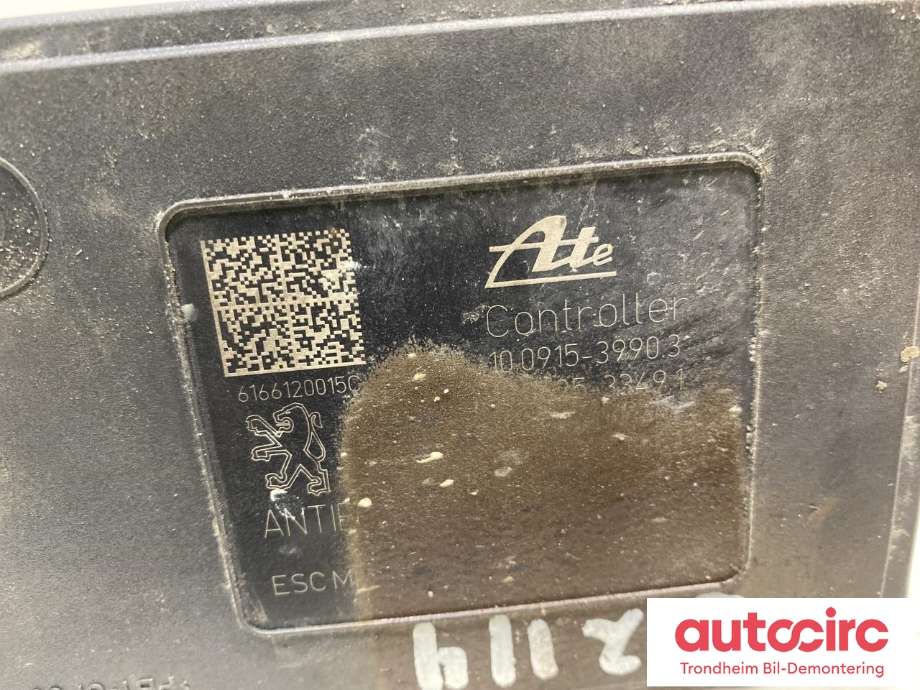 ABS sentral til Peugeot 2008 2013-2019 (Type I)  (ATE|9817961380|1617387780|16 173 877 80| 98 179 613 80| 10.0220-0806.4| 10.0915-3990.3)