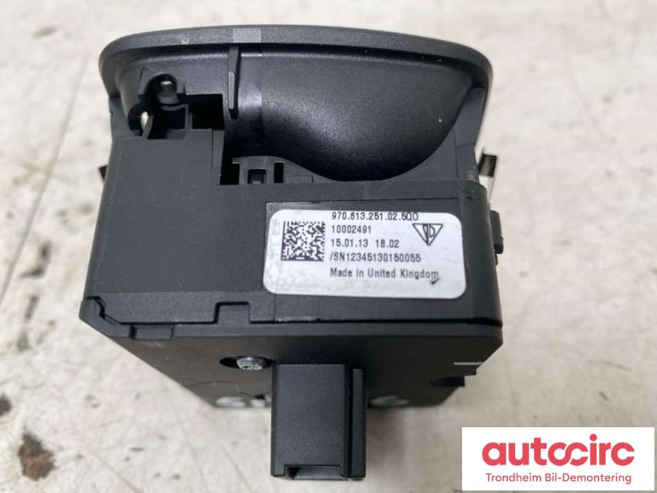 Bryter elektrisk håndbrekk/parkbrems til Porsche Panamera 2009-2017 (Type I) (970) (970) (..|97061325102|970 613 251 02|970613251025Q0| 970 613 251 02 5Q0)