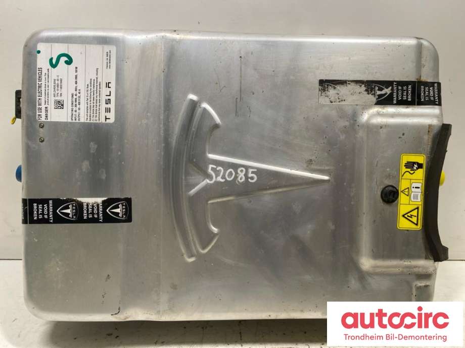 Batterilader (OBC - On Board Charger) til Tesla Model S 2013-2016 (Fase 1) (1014963-00-C|1020451-00-C|1014963-00-E| 1014963-00-F| 1014963-00-G| 1014963-00-J| 1014963-00-K| 1014963-00-L| 1014963-03-A| 1014963-04-A| 1014963-06-A| 1014963-99-K)