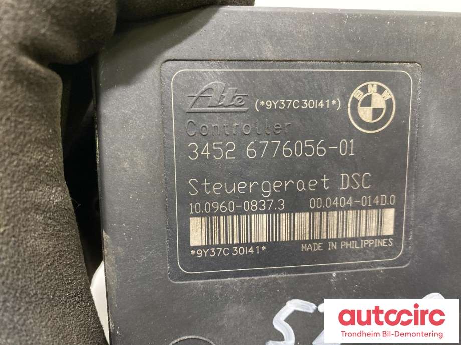 ABS sentral til BMW 3-Serie 2005-2011 (E90/E91/E92/E93) (E90/E91/E92/E93) (ATE|6776055|34512460469|34 51 2 460 469| 6776056| 10.0206-0325.4| 10.0960-0837.3)