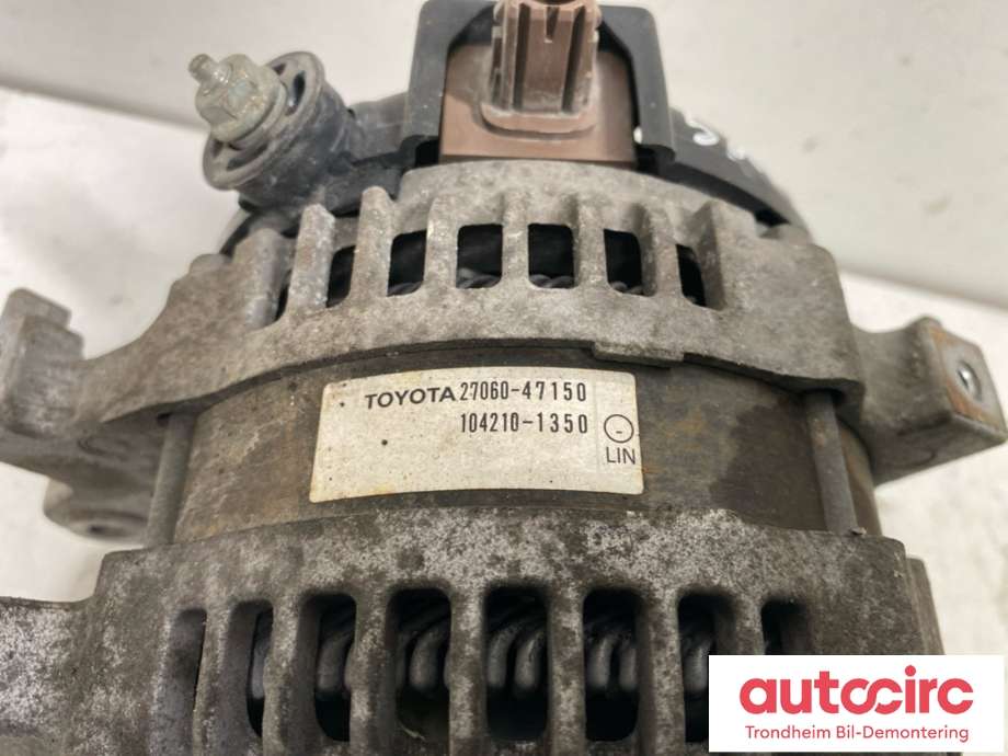 Dynamo til Toyota Verso-S 2011-2015 (COMBI) (COMBI) (DENSO|2706047150|104210-1350|)