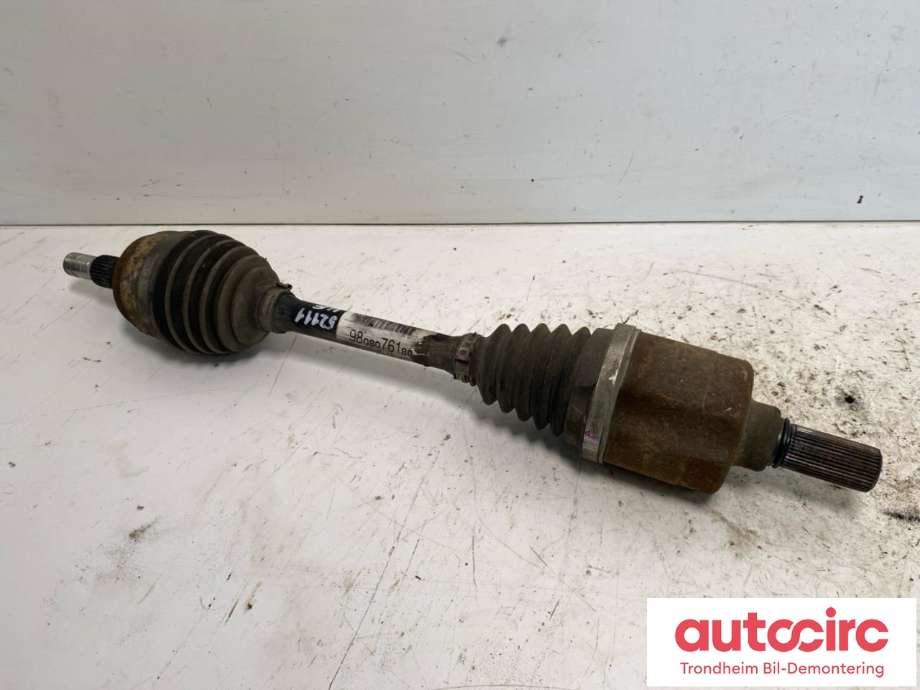 Drivaksel venstre foran, diesel/automat til Peugeot 3008 2016-->> (Type II)  (..|9808076180|1613966680|)