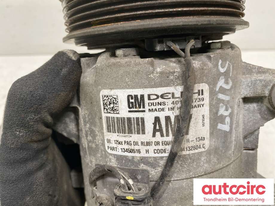 Aircondition kompressor til Opel Zafira Tourer 2012-2018  (DELPHI|13414020|39164668|95521421| 95526826)