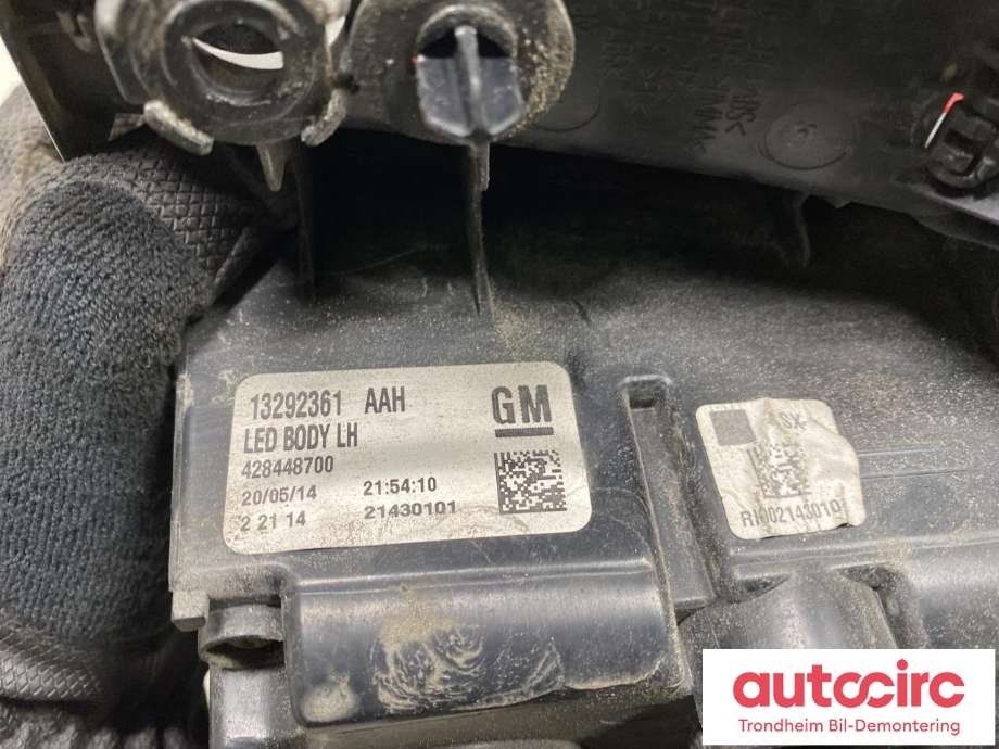 Baklykt venstre ytre til Opel Zafira Tourer 2012-2018  (GM|13292361|39033314|39009034| 39033314)