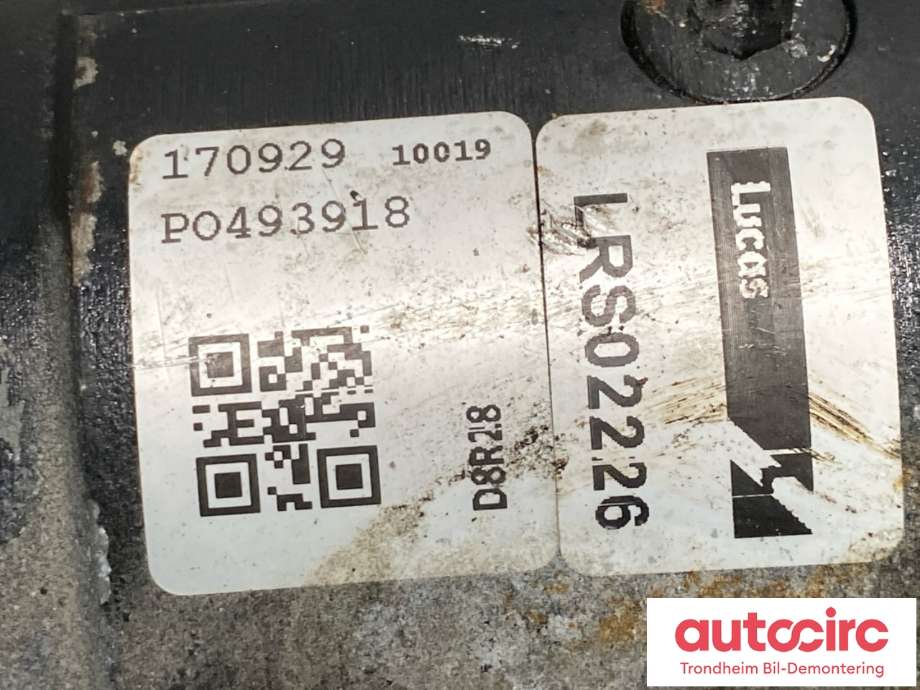 Starter diesel til Peugeot 4007 2007-2012  (5802AW|1638126880|5802CA)