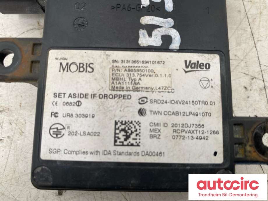 Sensor blindsone til Kia Optima 2017-2020 (LES INFO|95811-A8100|95811A8100|A895850100)