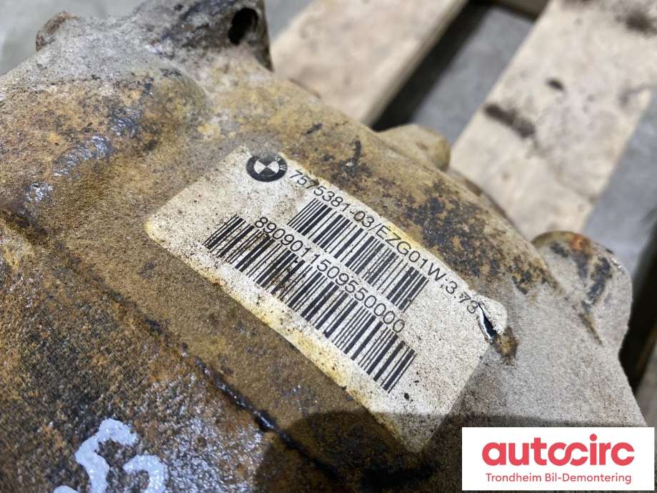 Kardang klokke bak til BMW X3 2007-2010 (Fase 2) (E83) (E83) (UTV: 3.73|33107575382|)