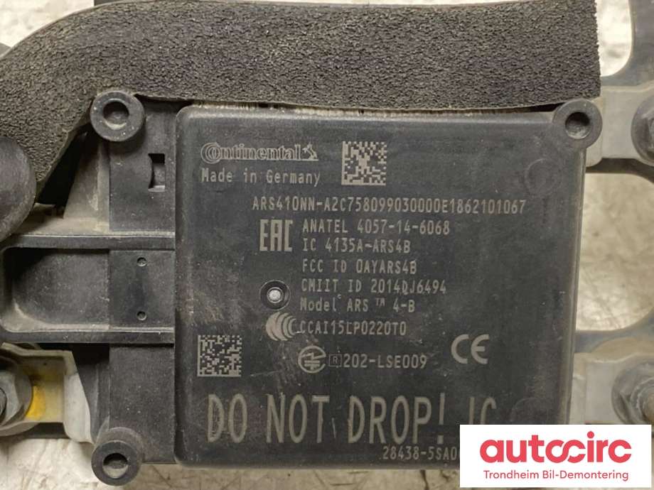 Sensor radar til Nissan Leaf, 2018-->> (Type II)  (MED BRAKETT|28438-5SA0C)