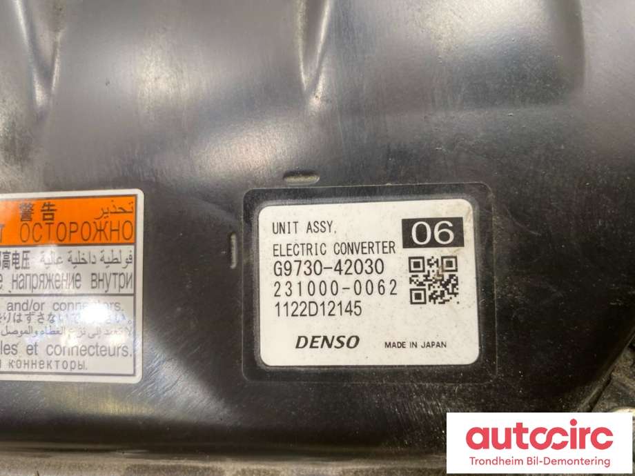 Inverter elbil til Subaru Solterra 2022-->> (....|G9730-42030|G97A0-42020|)