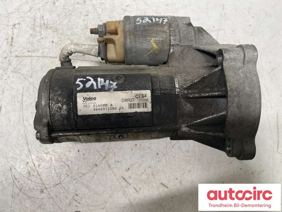 Starter diesel til Peugeot 508, 2011-2014 (Type I, Fase 1)  (VALEO|5802Z5)