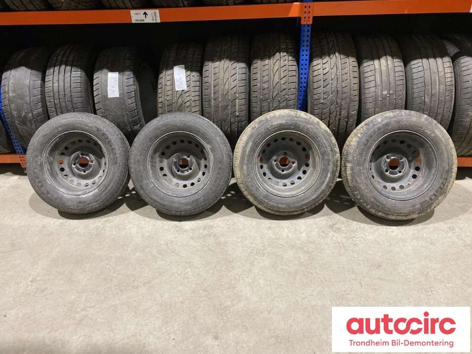 Hjulsett stål sommer til Annet Campingvogn Knaus 1962-->> (13|155R13C|PROD: 0821|4 - 5MM)