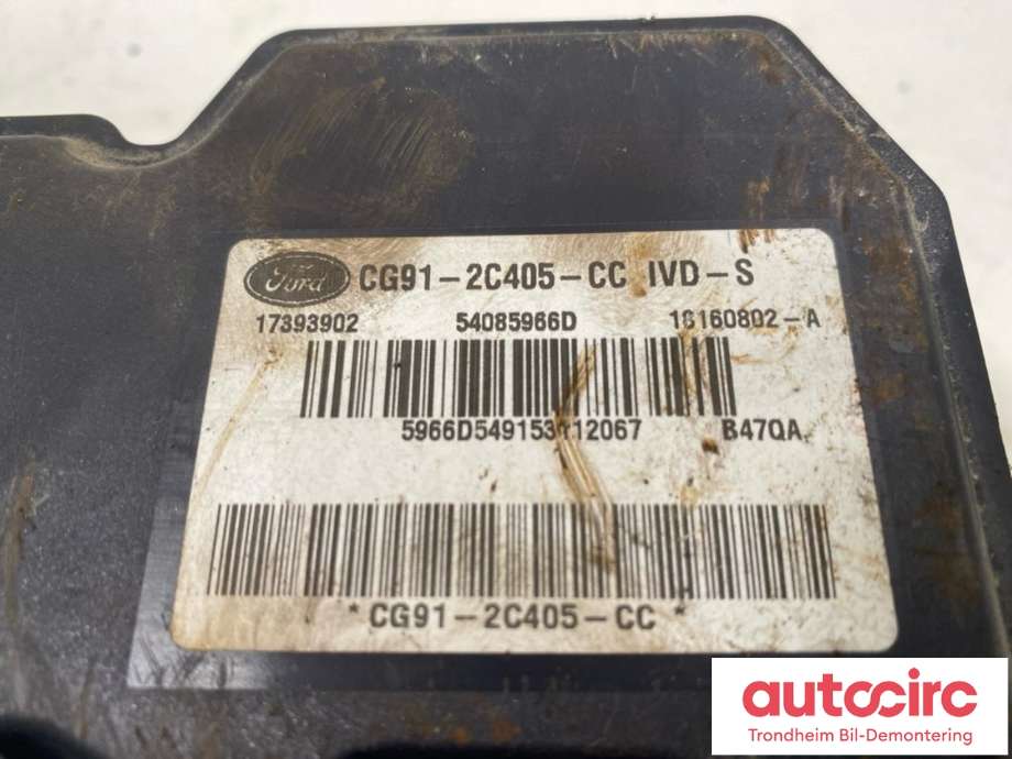 ABS sentral til Ford S-Max 2010-2015 (Type I, Fase 2)  (..|CG91-2C405-CC|1857638|CG91-2C405-LD)
