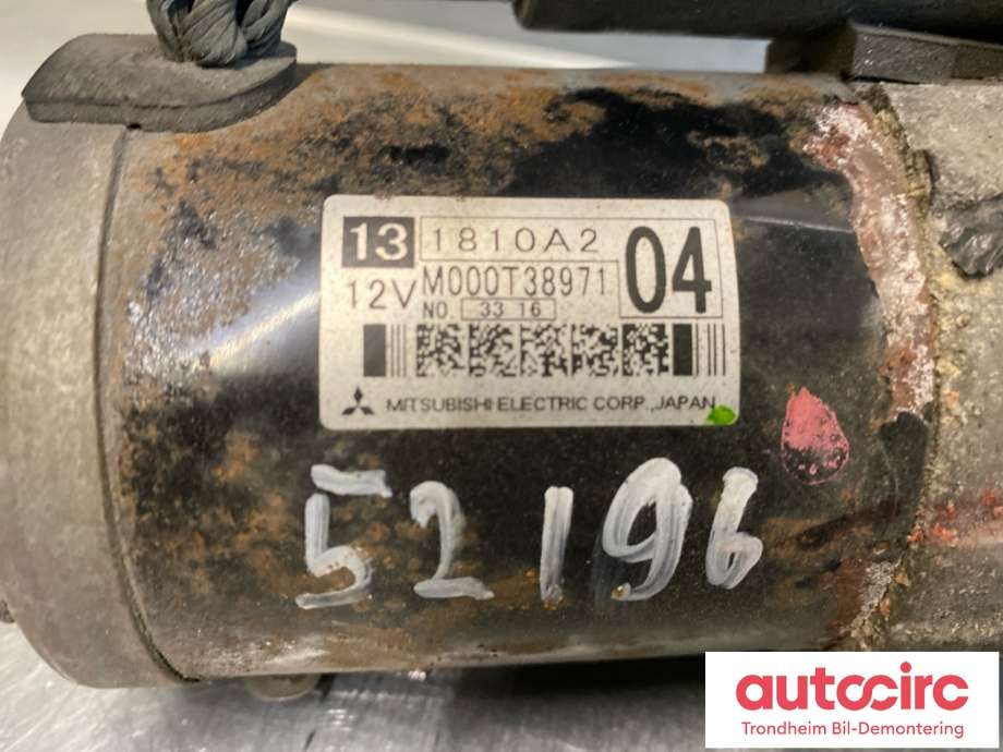 Starter til Mitsubishi Outlander 2012-2015 (Type III, Fase 1)  (1810A204|)