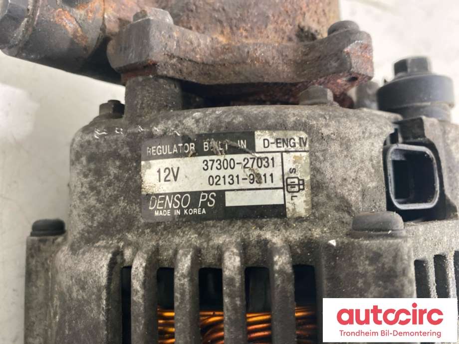 Dynamo diesel til Hyundai Santa Fe 2006-2009 (Type II, Fase 1)  (DENSO|37300 27031|)