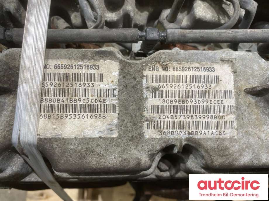 Motor diesel til SsangYong Rexton 2004-2006 (Fase 2) (Y200) (Y200) (D27R-056|6650109397|)