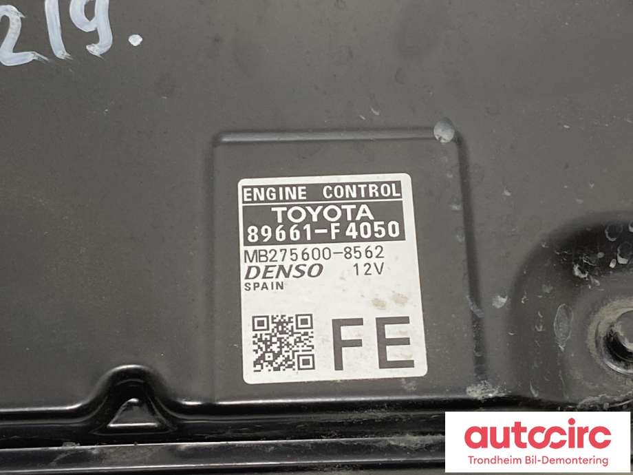 Styreenhet motor til Toyota C-HR 2016-->>  (DENSO|89661-F4050|)