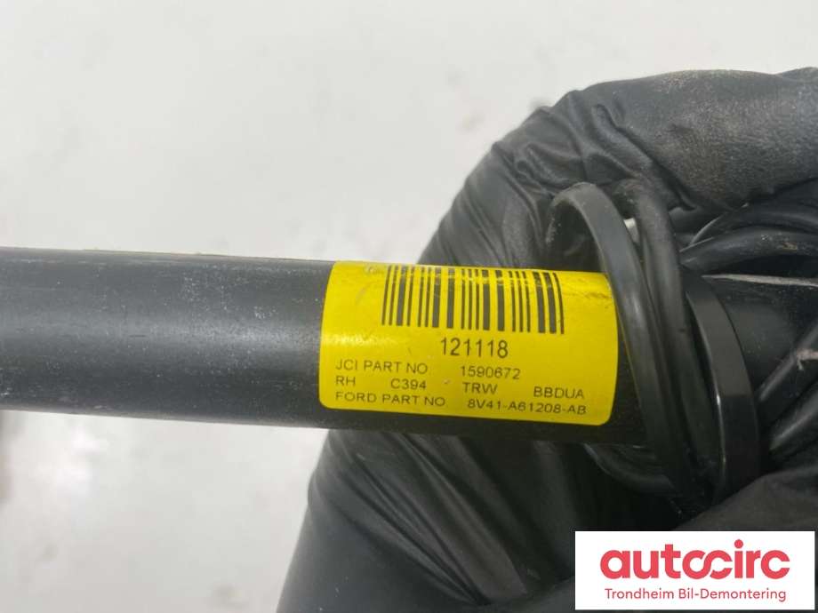 Sikkerhetsbeltelås høyre foran til Ford Kuga 2008-2012 (Type I)  (TRW|8V41-A61208-AB|1753704|8V41-A61208-AC)