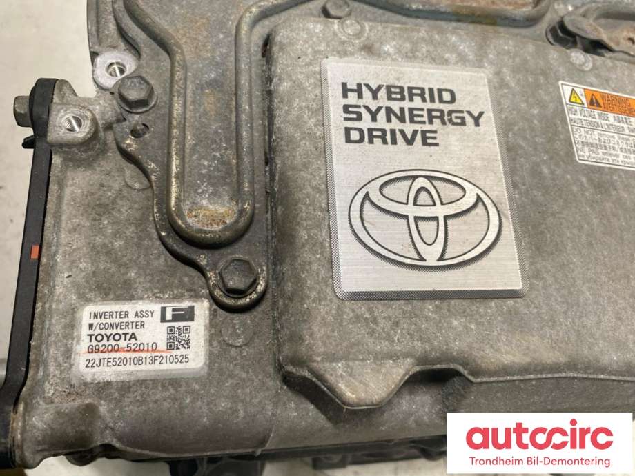 Inverter hybrid til Toyota Yaris 2012-2014 (Type III, Fase 1)  (G920059015|G920059065|)