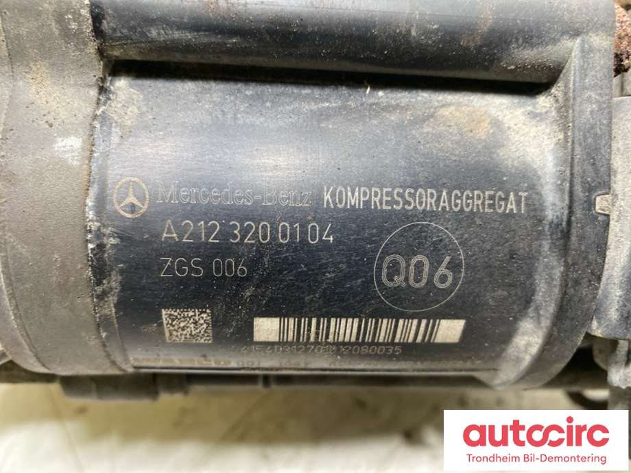 Kompressor nivå/luft til Mercedes CLS 2011-2017 (C218) (C218) (A2123200104|A2123200404|)