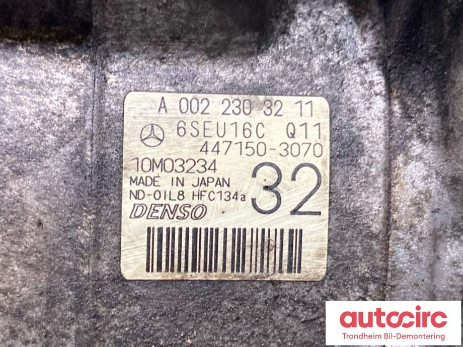 Aircondition kompressor til Mercedes CLS 2011-2017 (C218) (C218) (DENSO|A0022303211|)